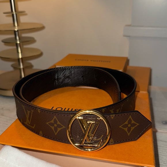 Louis Vuitton Brown Monogram Belt - Picture 1 of 5